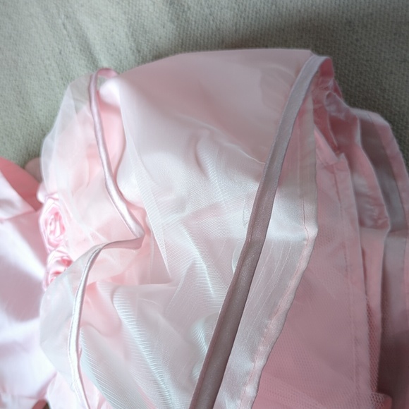 NWT Carter's light pink special occasion baby dress size 12 mos - Picture 7 of 11